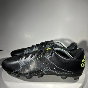 Adidas X 15.4 Mens Soccer Football Cleats Shoes Size 13 Black Sneakers USED ONCE